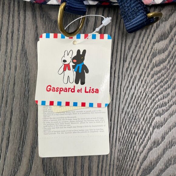 Gaspard Et Lisa Dog S Harness Creative Yoko Label NWT - Picture 5 of 6